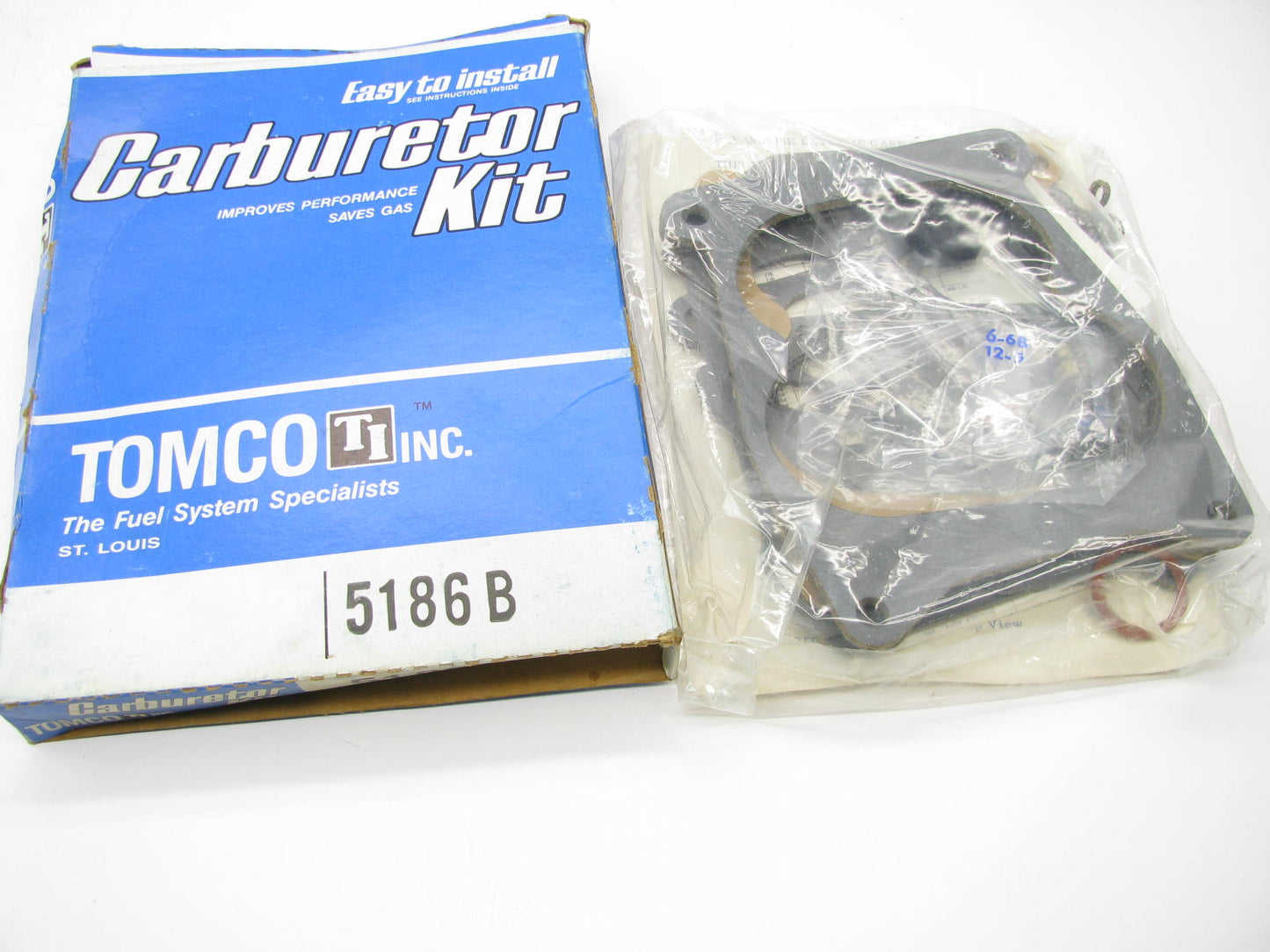Tomco 5186B Carburetor Rebuild Kit for 1972 GMC Rochester 4-BBL 4MV
