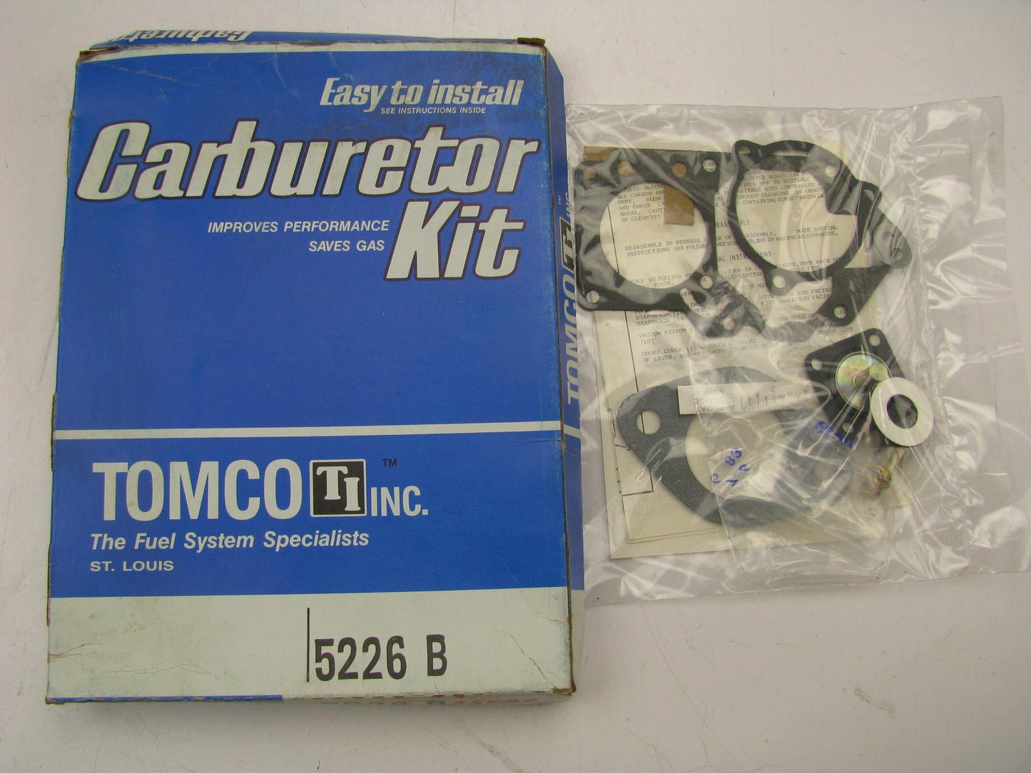 Tomco 5226B Carburetor Rebuild Kit - 1971-1974 Saab, Ford Pinto