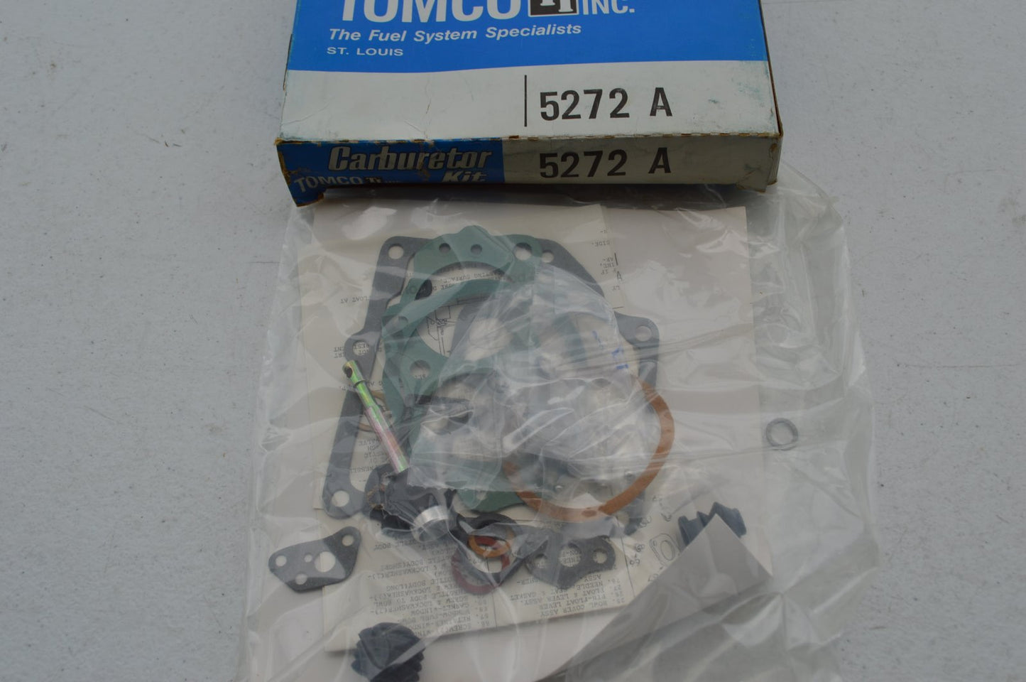 Tomco 5272A Carburetor Rebuild Kit For 1971-1973 Toyota 1.9L 2.0L Aisan 2-BBL