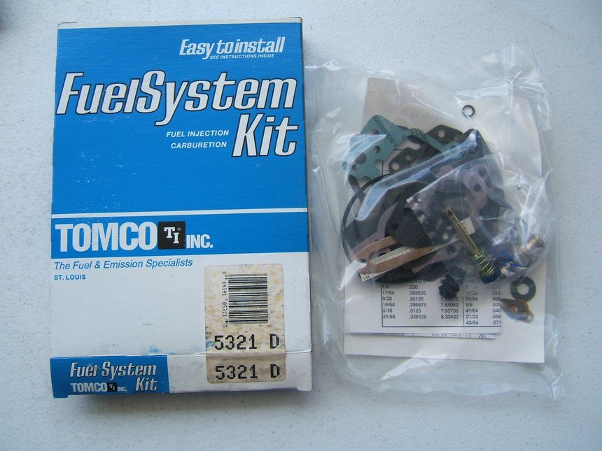 Tomco 5321D Carburetor Rebuild Kit