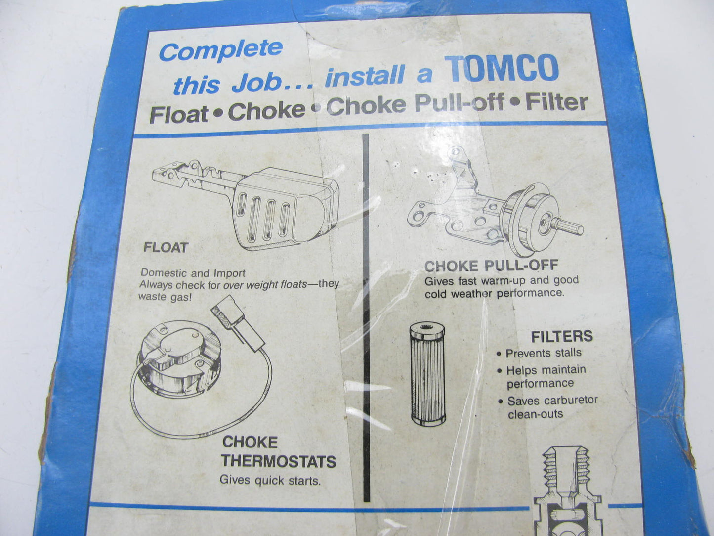 Tomco 5407 Carburetor Rebuild Kit 1975-1980 Toyota Pickup, Corona, 76-80 Celica