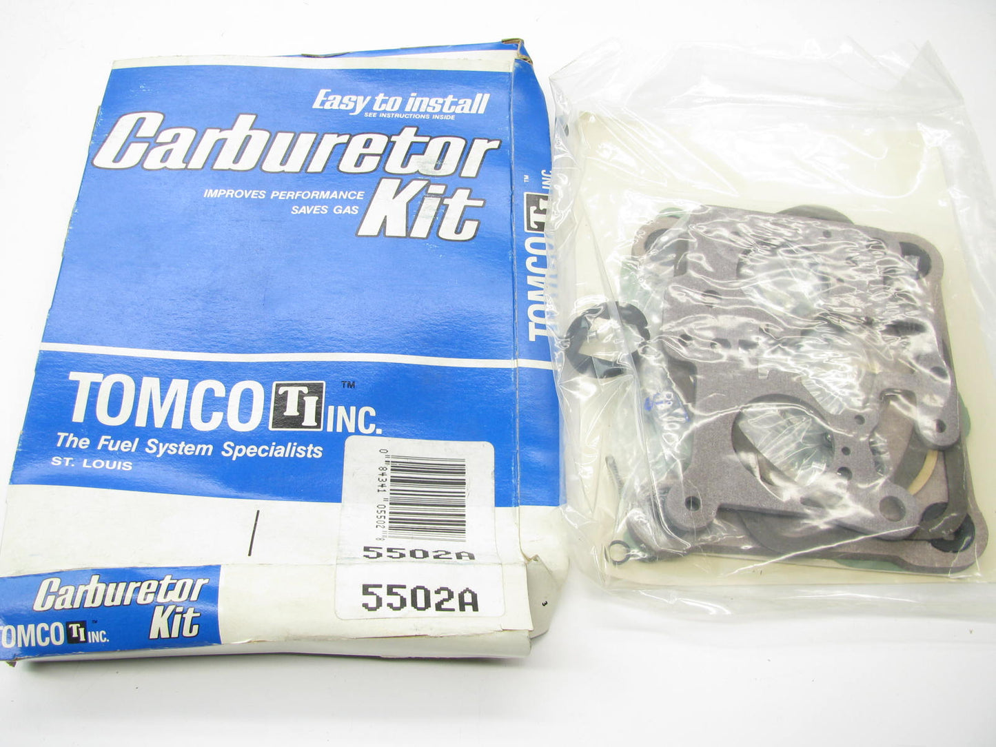 Tomco 5502A Carburetor Rebuild Kit for 1980-1987 GM Rochester 2-BBL E2ME