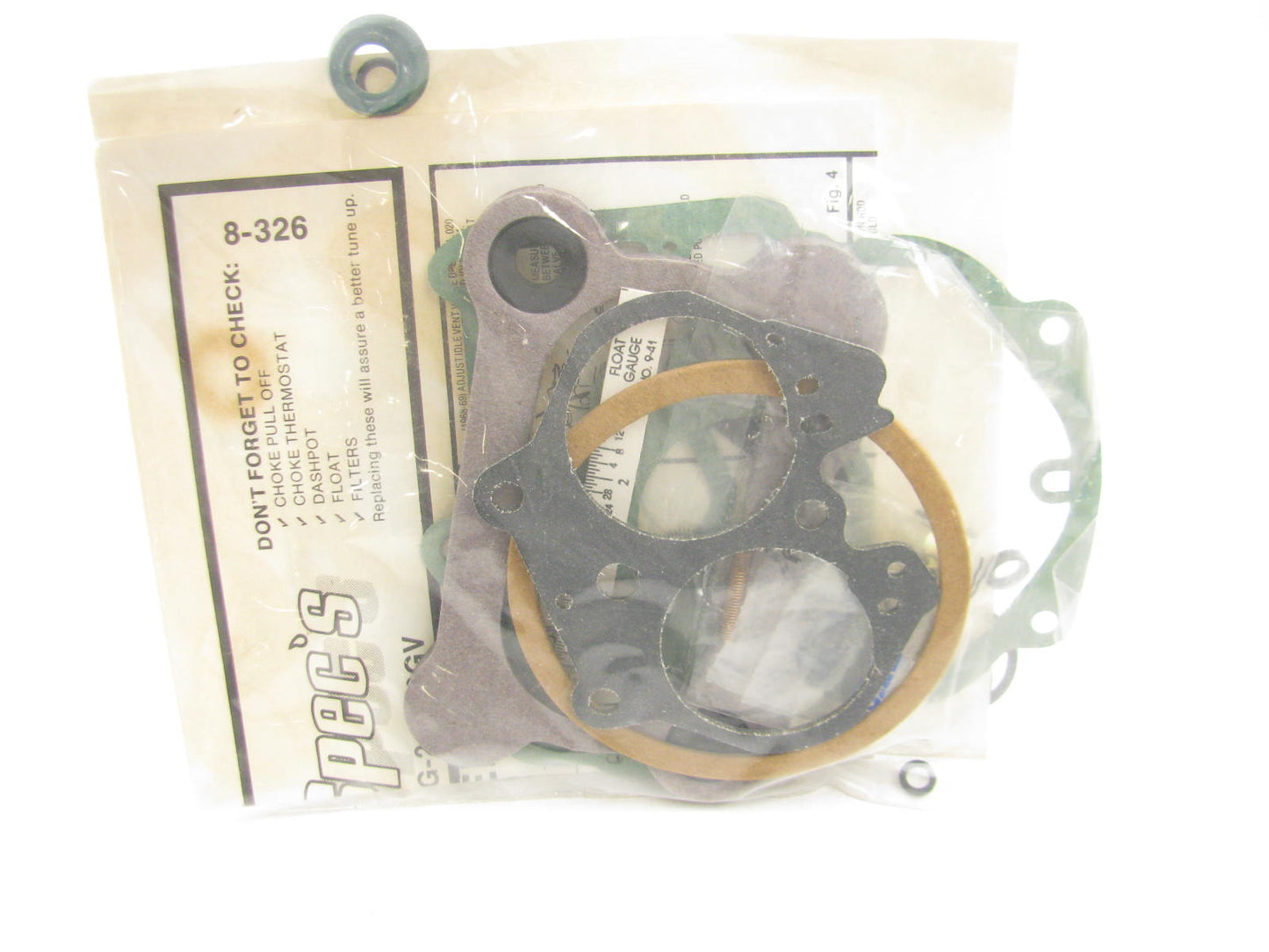 Tomco 5570 Carburetor Rebuild Kit For Rochester 2GV, 2GF