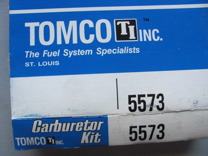 Tomco 5573 Carburetor Rebuild Kit For 1987 Toyota Corolla