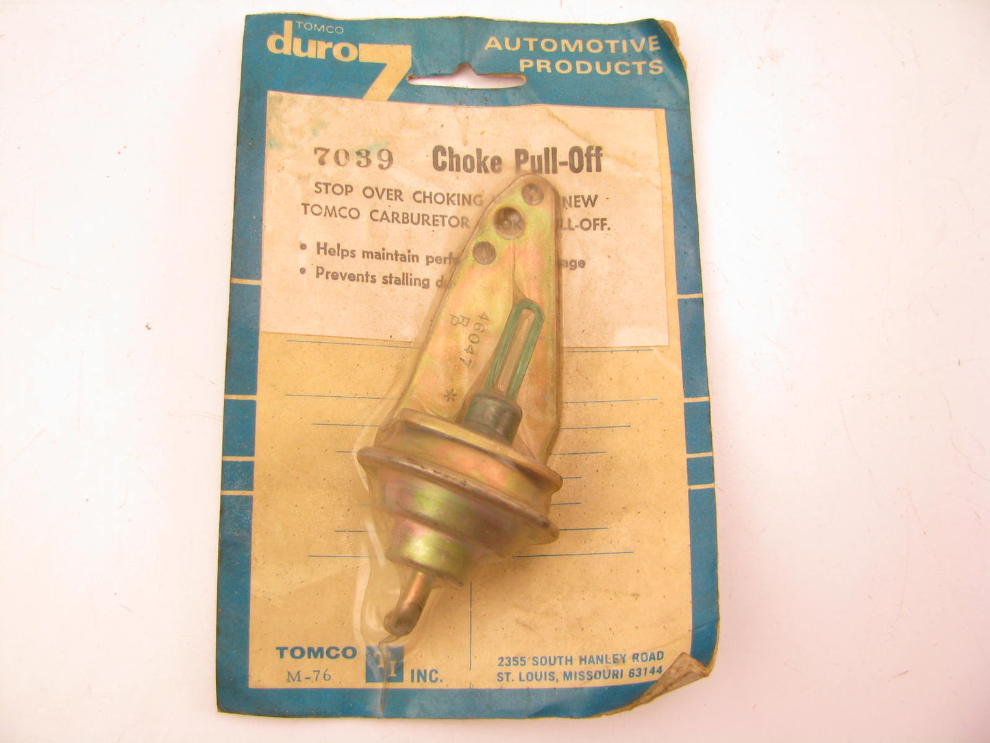 Tomco 7039 Carburetor Choke Pull-Off For 1971-1973 Oldsmobile Rochester 2GV