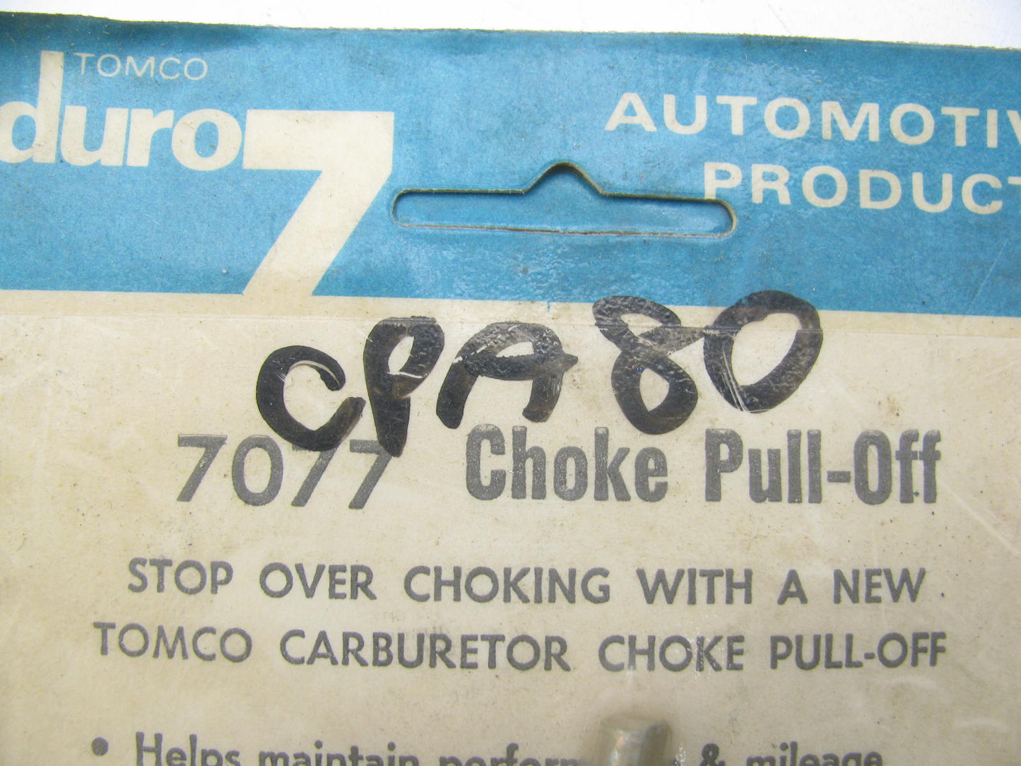 Tomco 7077 Carburetor Choke Pull-Off