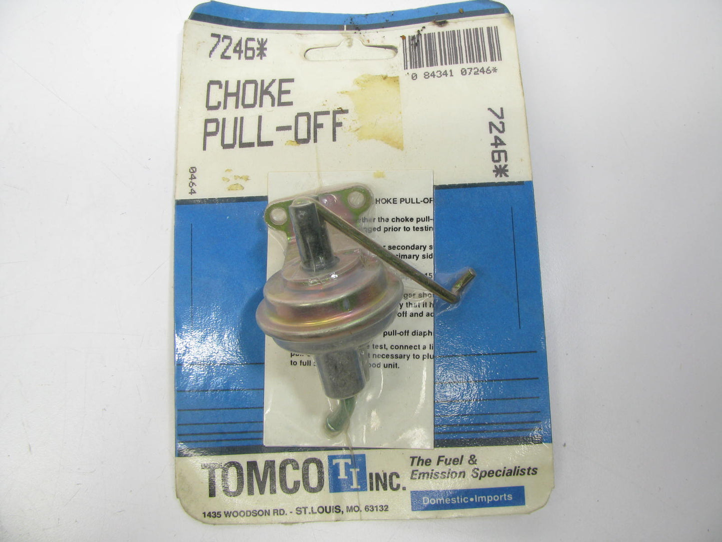Tomco 7246 Carburetor Choke Pull-Off 1985-1985 Ford 2.3L For Holley 6149