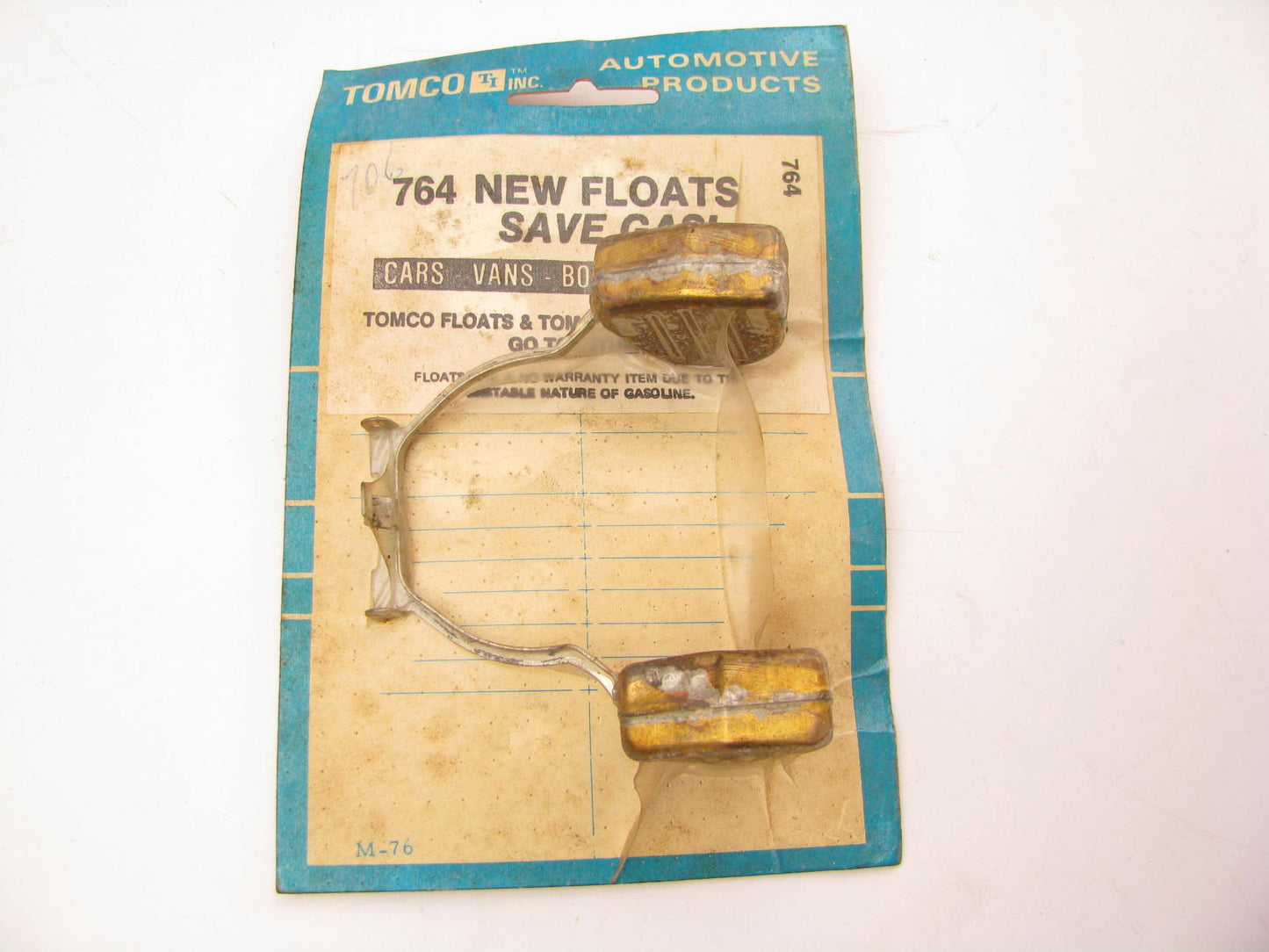 Tomco 764 Brass Carburetor Float 1968-1976 GM AMC For Holley 1-BBL 1940
