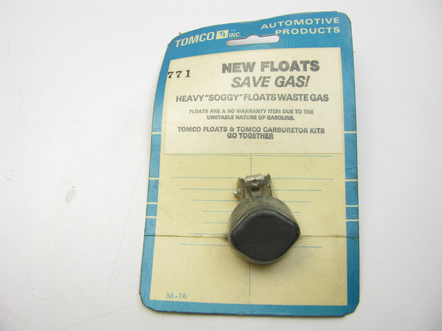 Tomco 771 Carburetor Float