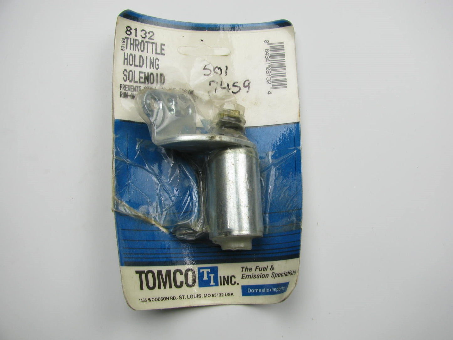 Tomco 8132 Rochester 2-BBL Carburetor Idle Stop Solenoid (Throttle Holding)