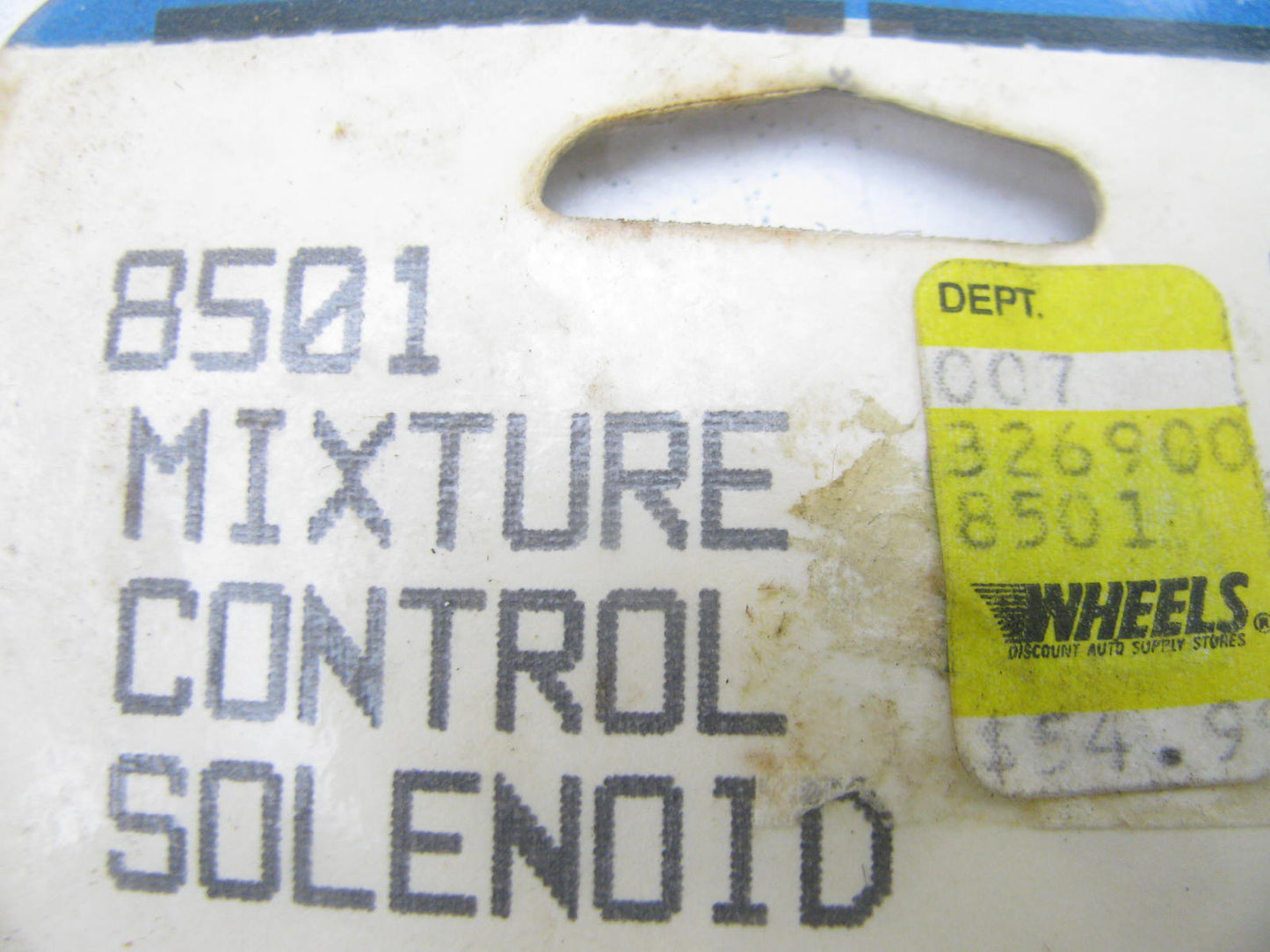 Tomco 8501 Carburetor Mixture Control Solenoid - 1981-1990 GM Quadrajet E4ME