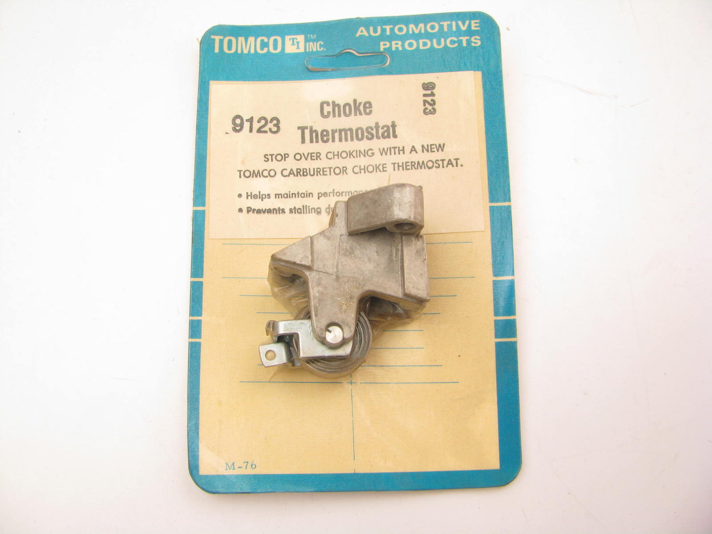 Tomco 9123 Carburetor Choke Thermostat 1975-1976 GM 250 Rochester 1-BBL Monojet