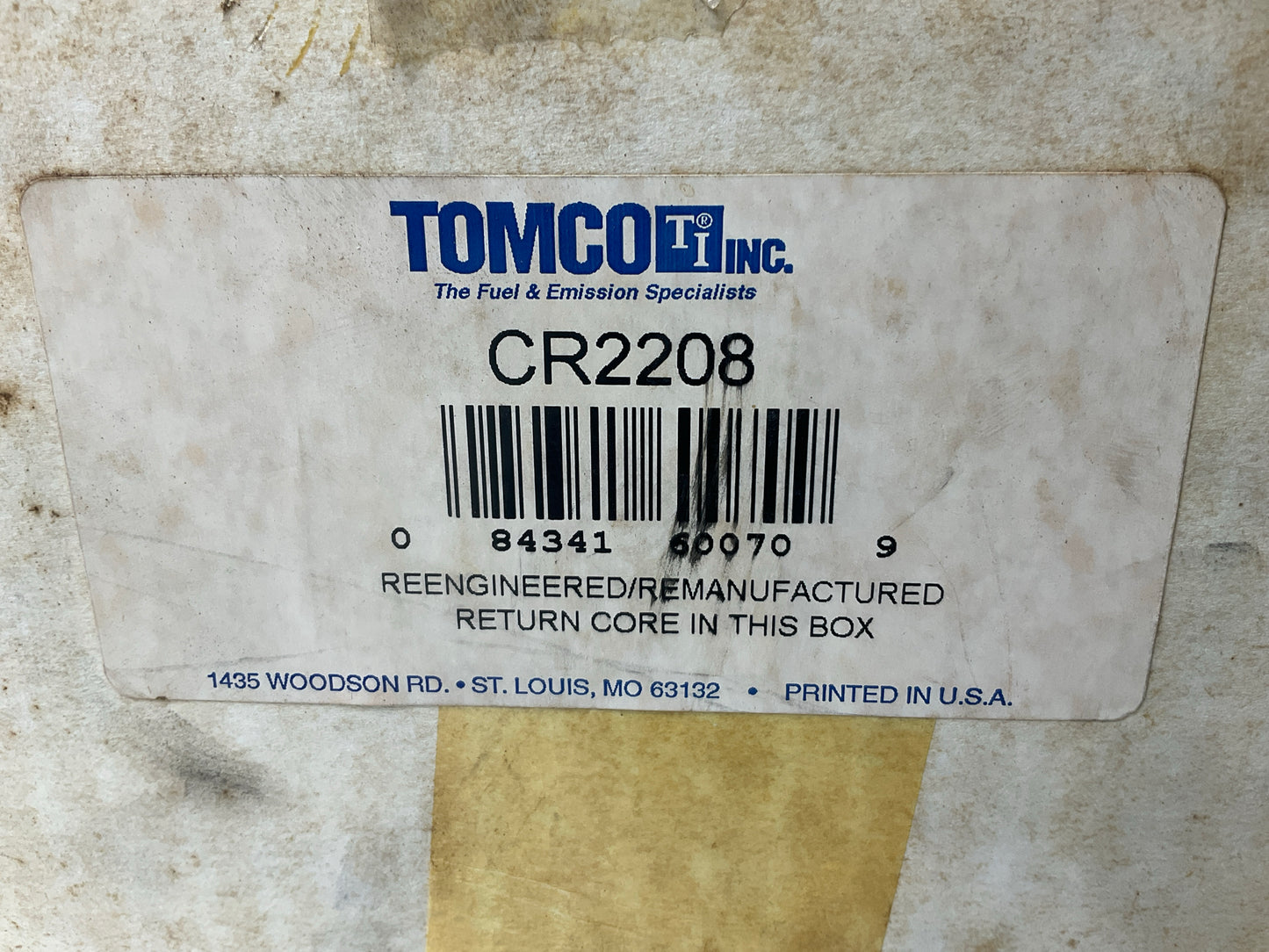 REMAN. Tomco CR2208 Engine Control Module ECM ECU For 1986 Dodge 318 V8 FED EFC