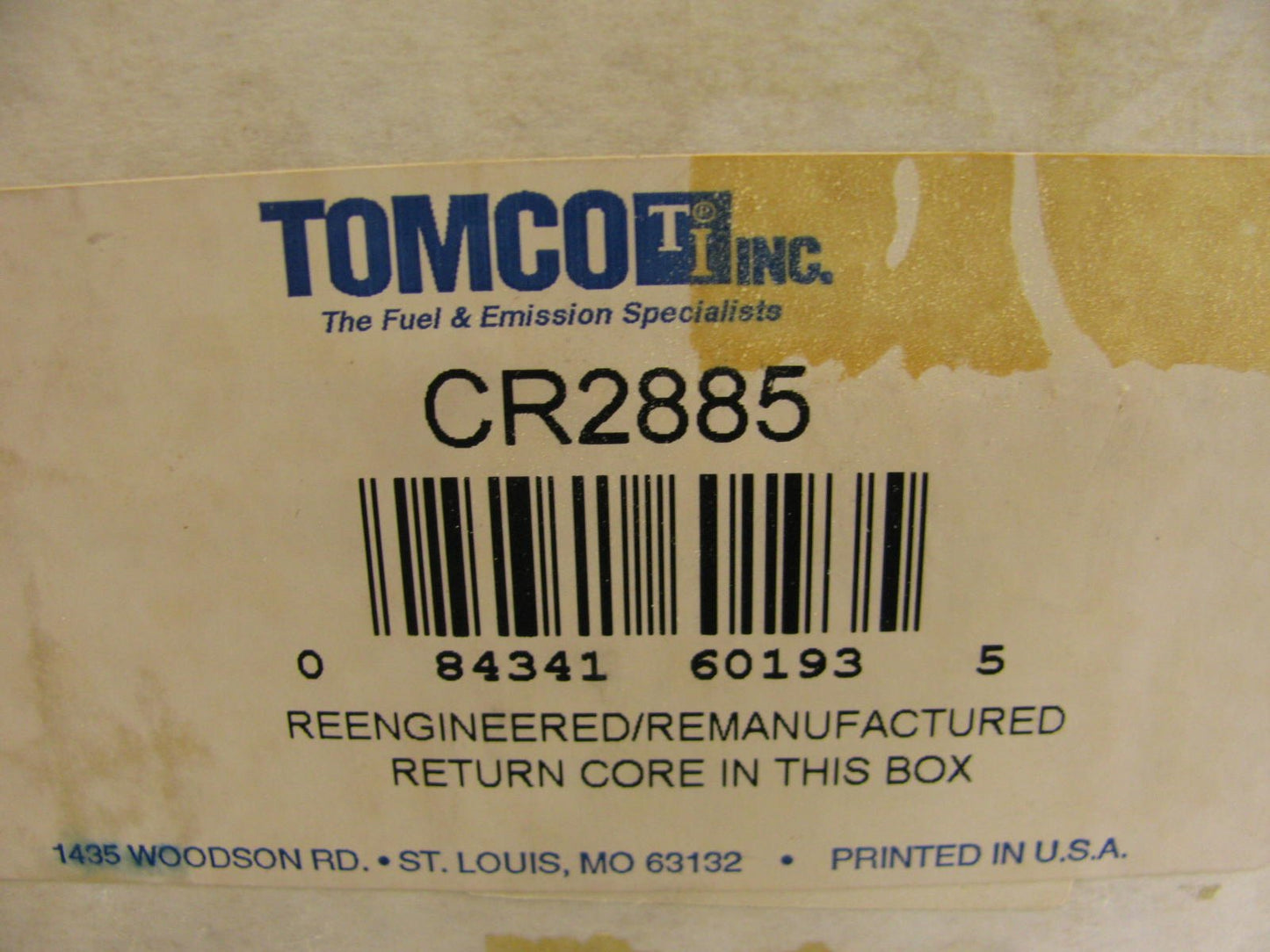 Reman. Tomco CR2885 ECM ECU Engine Control Module For 1988 Dodge 3.0L SOHC Fed