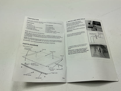 MISSING CLAMPS 22040149 Tonnosport Roll-Up Cover For 00-10 Dodge Dakota 63'' Bed