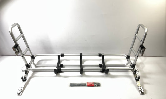 Top Line BX4004-01 Fold-Down Universal Silver Pickup Truck Cargo Bed Extender