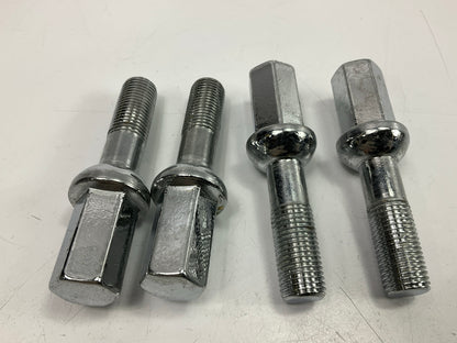 (4) Top Line C9644 Triple Chrome Plated Wheel Lug Bolts 14mm X 1.5'' Thread Size