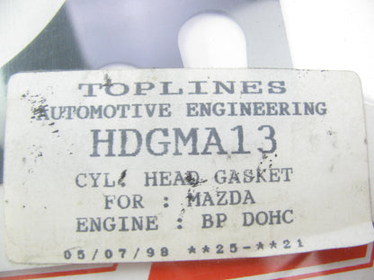 Top Line HDGMA13 Engine Cylinder Head Gasket For 1990-1998 Ford Mazda 1.8L-L4