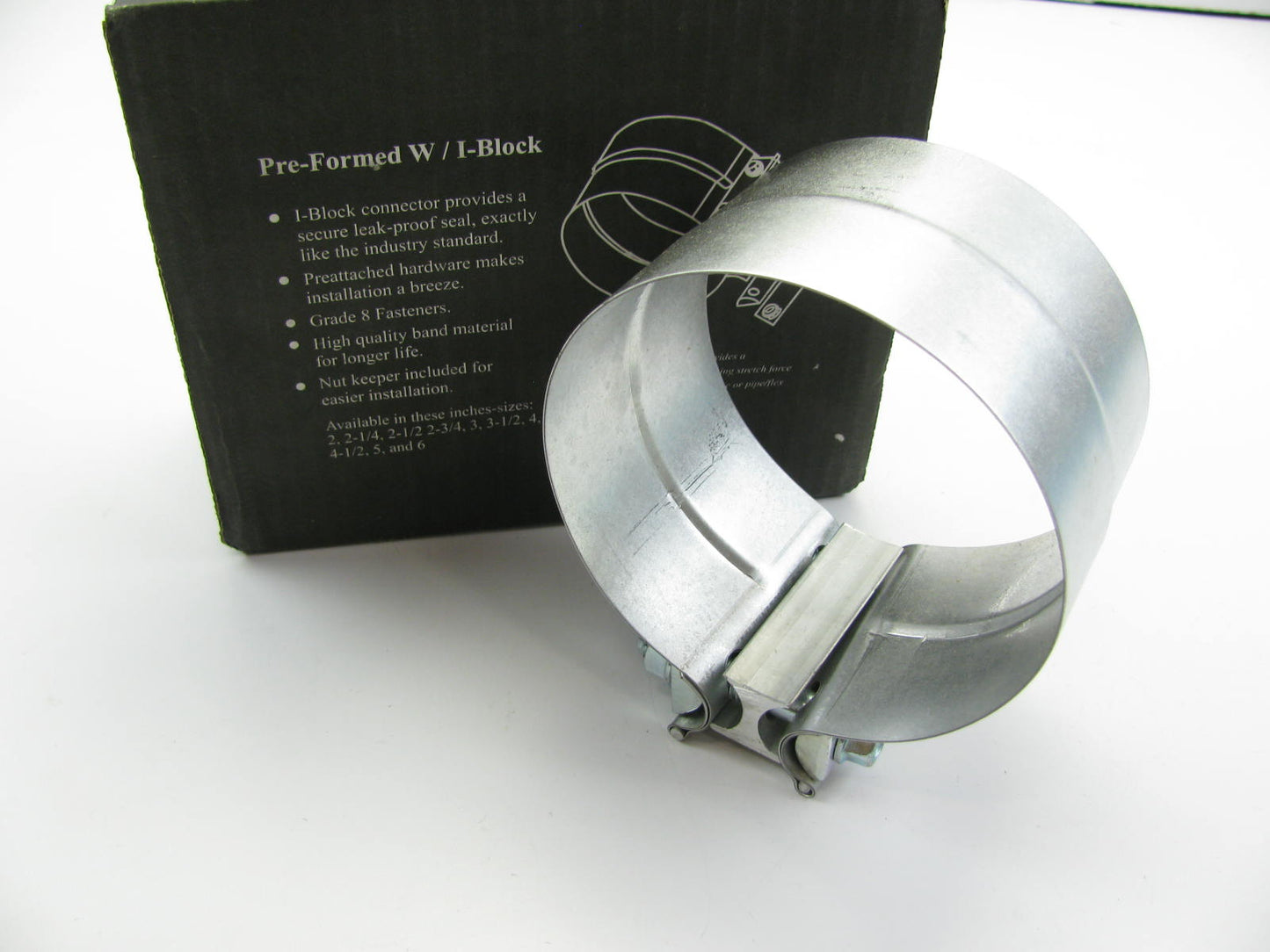 Torctite L45AA Aluminzed Steel Lap Joint Exhaust Band Clamp 4.5'' Diameter 4-1/2''