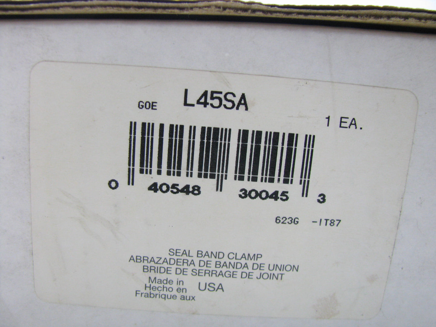 Torctite L45SA Stainless Steel Lap Joint Exhaust Band Clamp 4.5'' Diameter