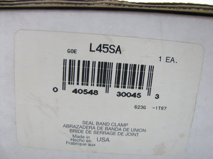 Torctite L45SA Stainless Steel Lap Joint Exhaust Band Clamp 4.5'' Diameter