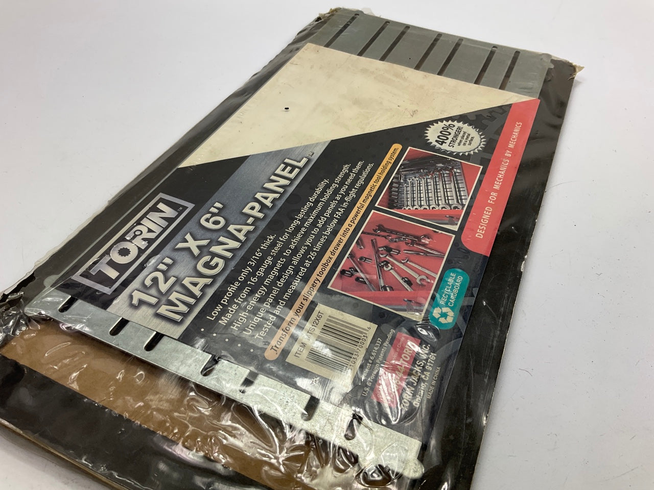 Torin MTO12X6T Magnetic Tool Organizer Panel 12'' X 6'', Low Profile