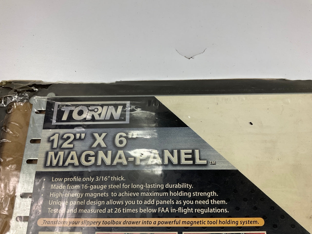 Torin MTO12X6T Magnetic Tool Organizer Panel 12'' X 6'', Low Profile
