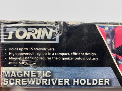 Torin  MTSSDH15-RT Magnetic Screwdriver Holder Organizer For Screw Drivers