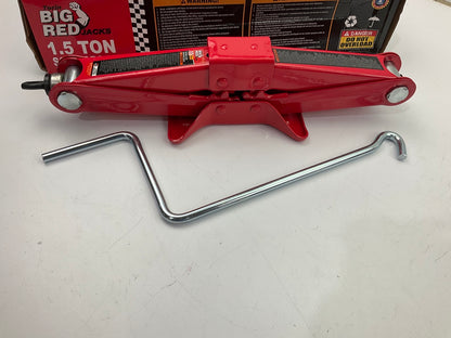 Torin T10152 Big Red Steel Scissor Lift Jack Car Kit, 1.5 Ton (3,000 Lb)