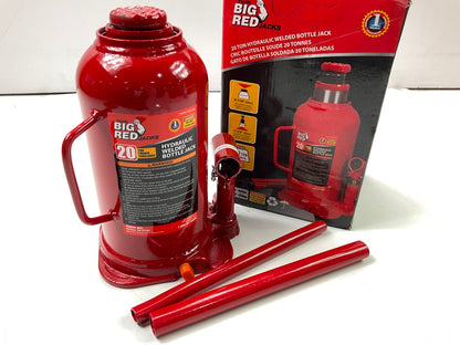 Torin T92003B Bottle Jack, 9-7/16'' To 17-5/8'' Range, 20 TON (40,000 Lb) Capacity