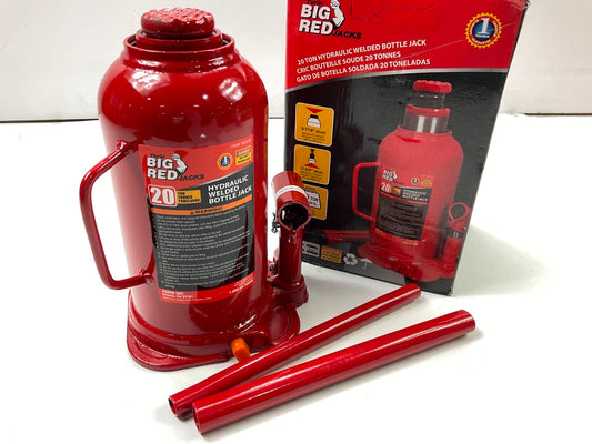 Torin T92003B Bottle Jack, 9-7/16'' To 17-5/8'' Range, 20 TON (40,000 Lb) Capacity