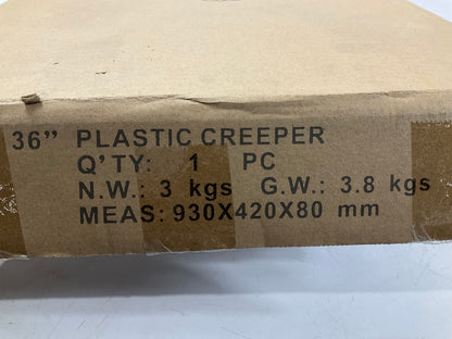 Torin TR6240P 36'' Rolling Garage Creeper, Padded Headrest W/ 4 Casters, 280 LBS