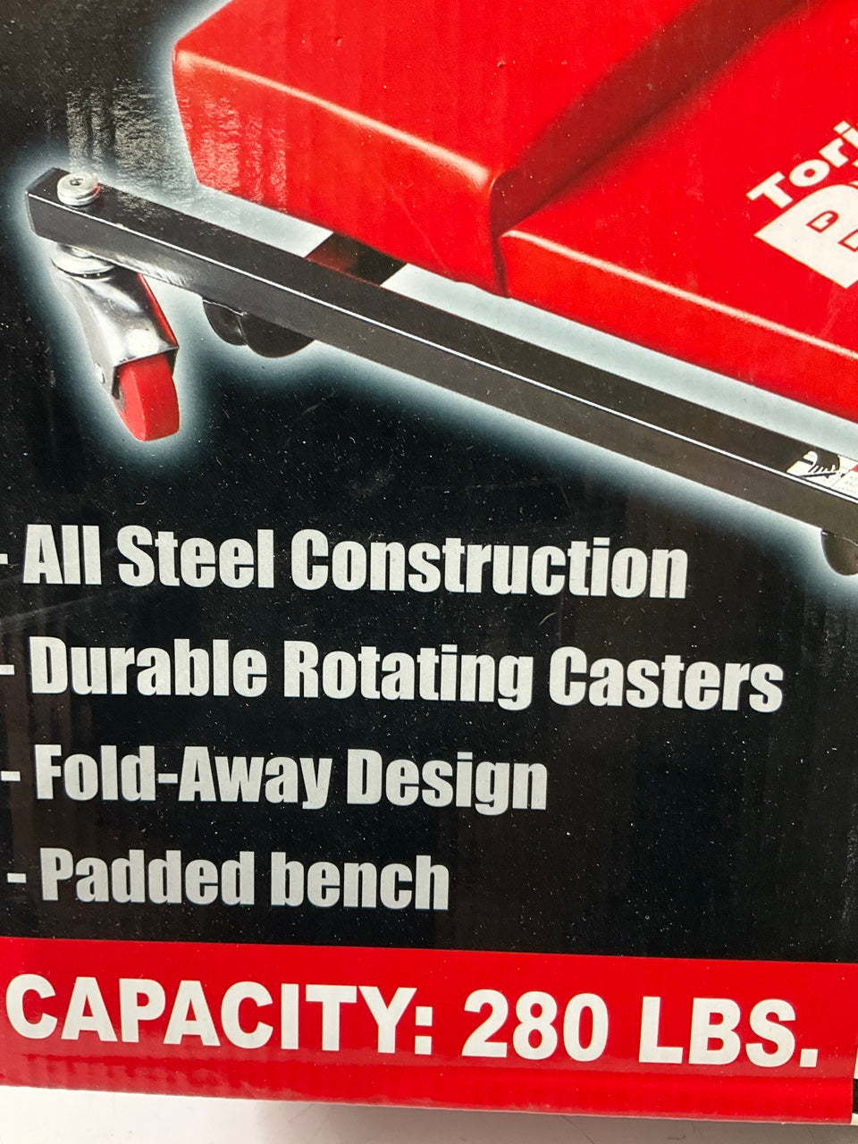 Torin TR6454A Big Red 36'' Mechanics Creeper - 300 Lbs Capacity