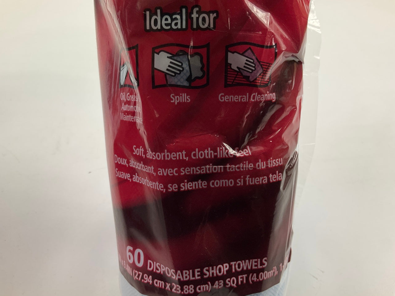 10 ROLLS Tork Heavy Duty Paper Shop Towel Blue, High Absorbant, 60 Sheets / Roll