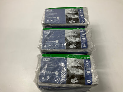 (3) Packs Of 55 Wipes Each - Tork 520350 Industrial Shop Wipe Towels 12'' X 15''