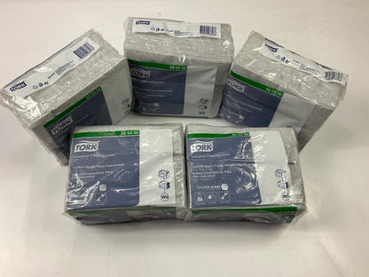 (5) Packs Of 55 Wipes - Tork 520350 Industrial Shop Wipe Towels 12.6'' X 15.16''