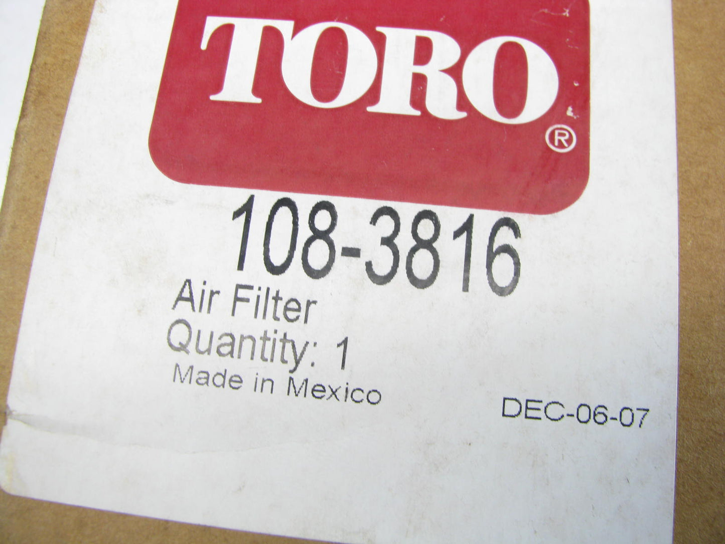 Toro 108-3816 Air Filter Replaces CA9269SY 46672 A65973 LAF9332 RS3543 AF25556