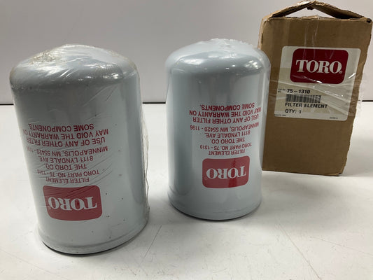 (2) Toro 75-1310 Hydraulic Filter For Greensmaster 3200 3200D
