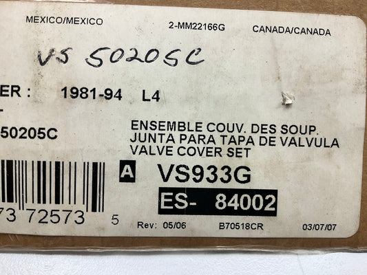 VS933G - Valve Cover Gasket For 81-94 Chrysler 2.2L, 86-95 2.5L NON-Turbo