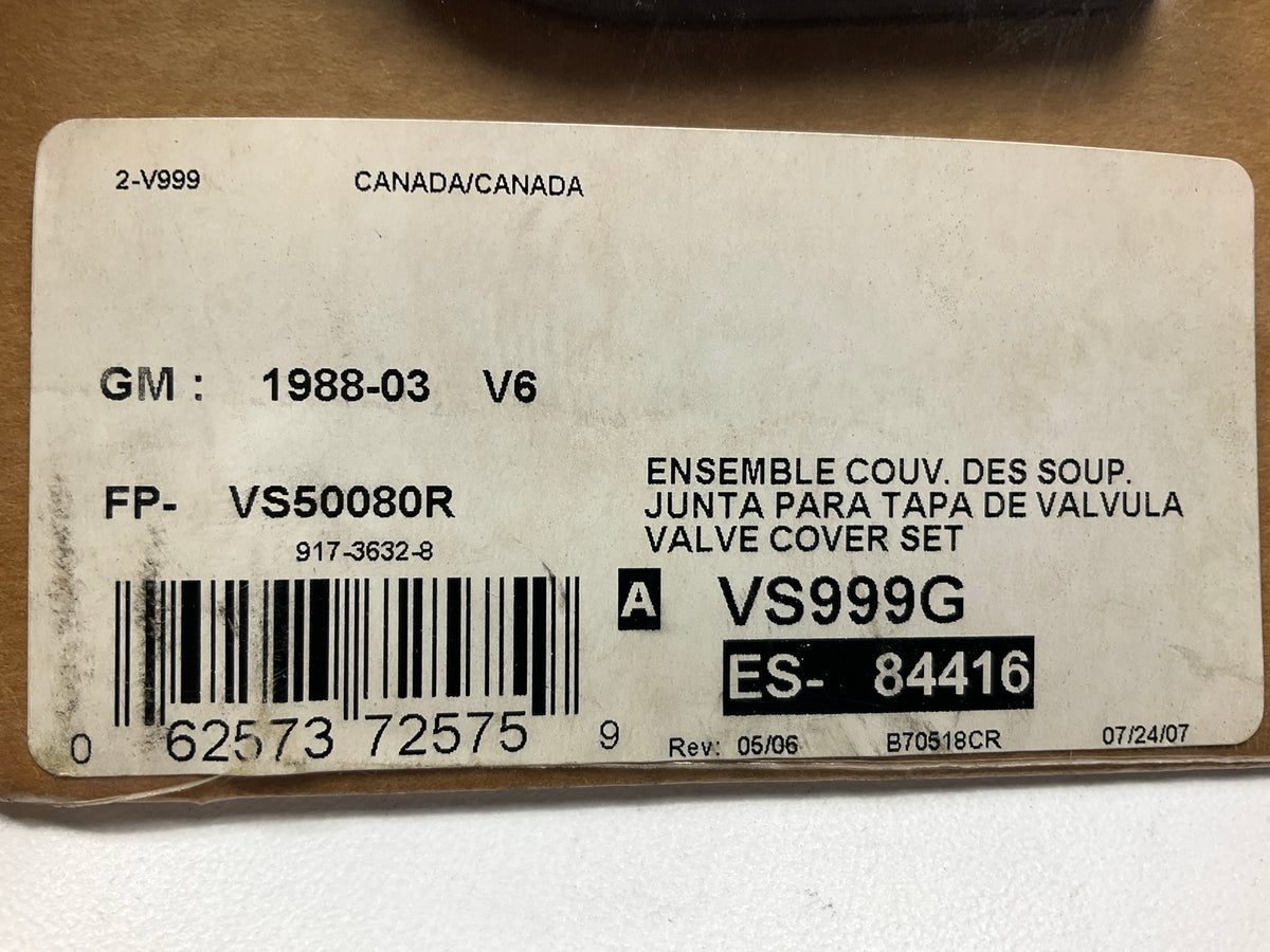 Torque Master VS999G Valve Cover Gasket