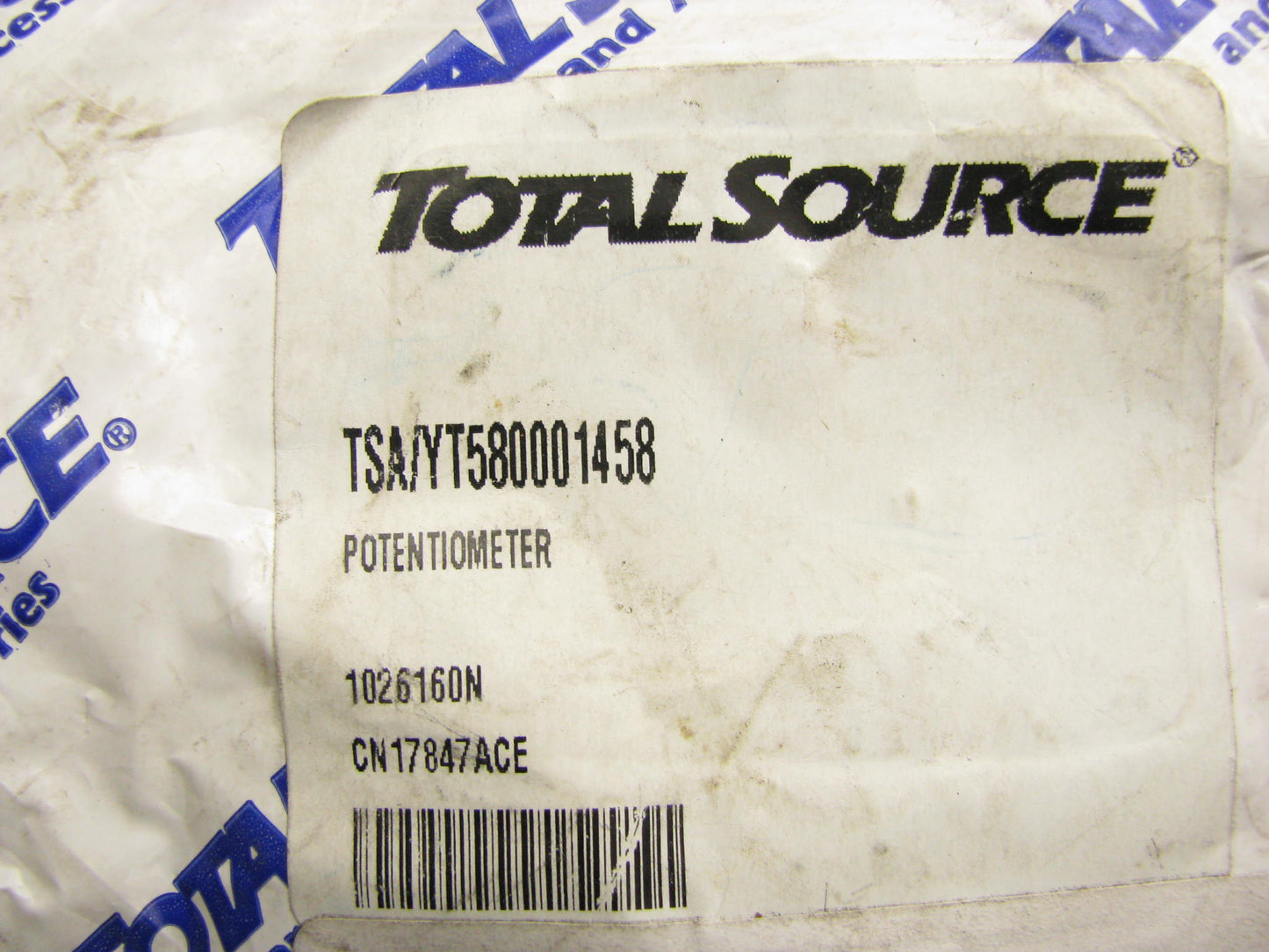 Total Source YT580001458 POTENTIOMETER For Yale Forklift