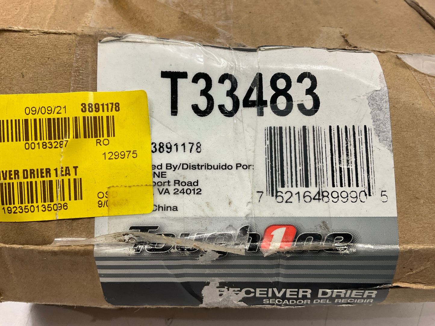 Tough One T33483 A/C Receiver Drier Accumulator