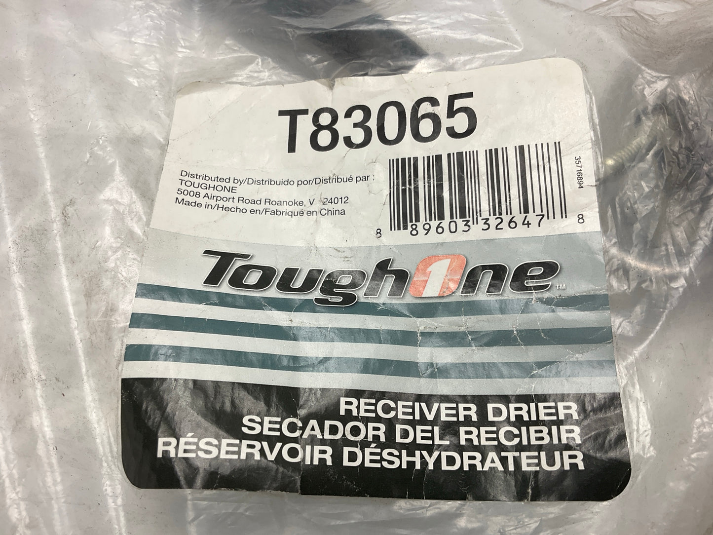 Tough One T83065 A/C Receiver Drier (A/C Accumulator) With Hose