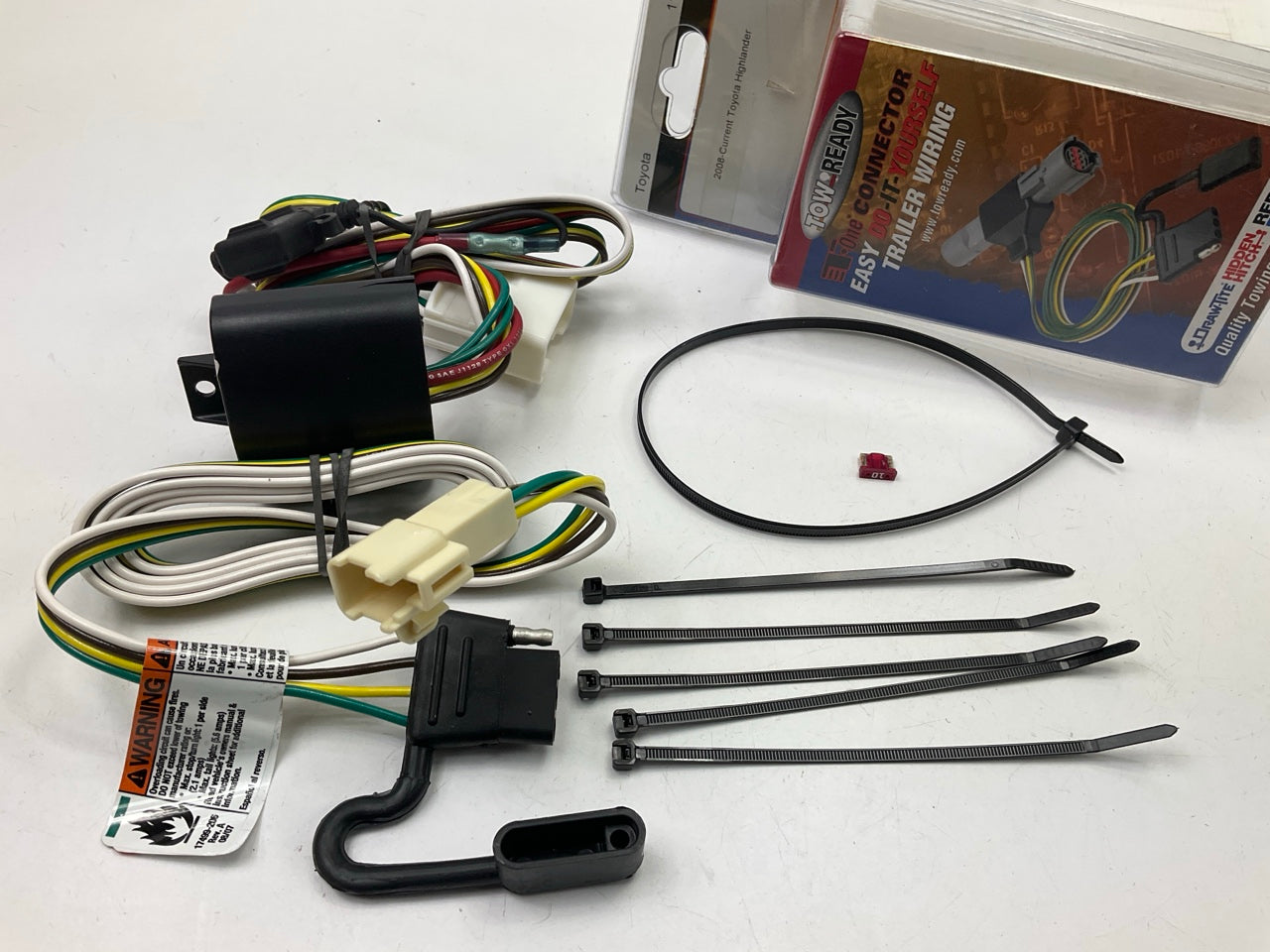 Towready 118449 TowReady Trailer Wiring Harness For 2008-2009 Toyota Highlander