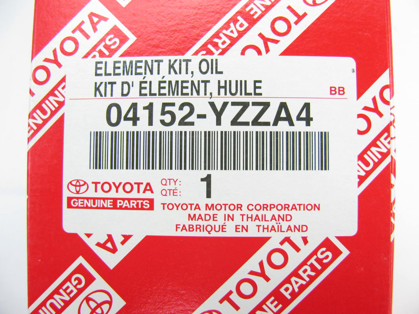 (1) New Single Genuine OEM Toyota 04152-YZZA4 Oil Filter