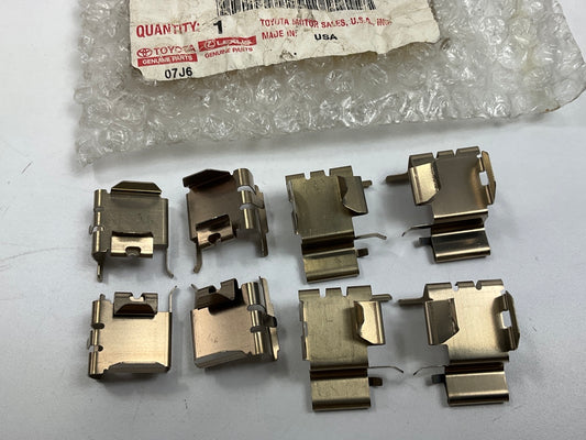 NEW OEM Toyota 04947-08030 Front Brake Hardware Disc Brake Anti-Rattle Clip Set