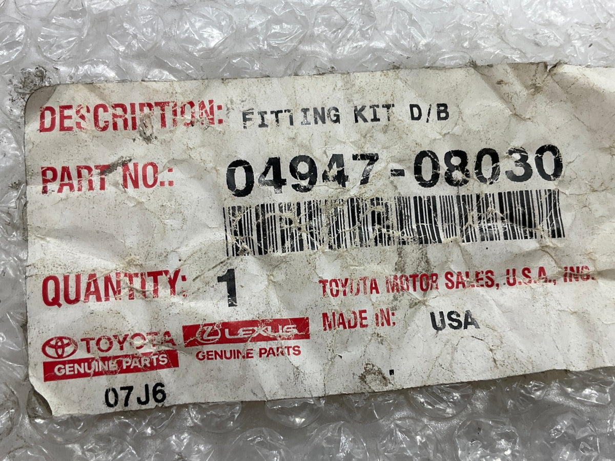 NEW OEM Toyota 04947-08030 Front Brake Hardware Disc Brake Anti-Rattle Clip Set