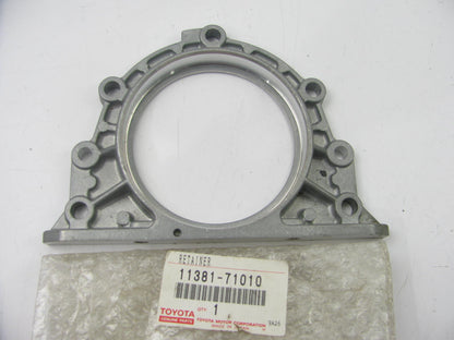 NOS OEM Rear Main Seal Retainer Plate 1984-1989 Toyota Van 2Y 3Y 4Y 11381-71010