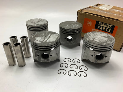 NOS - OEM Toyota 13104-33014 Engine Piston Set 0.75mm Size - 6R 1.7L, 8R 1.9L