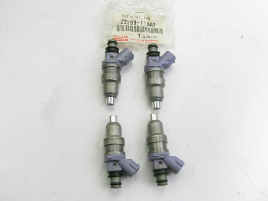 (4) NEW GENUINE OEM Toyota 23209-1104 Fuel Injectors 1990 Tercel 1.5L SOHC